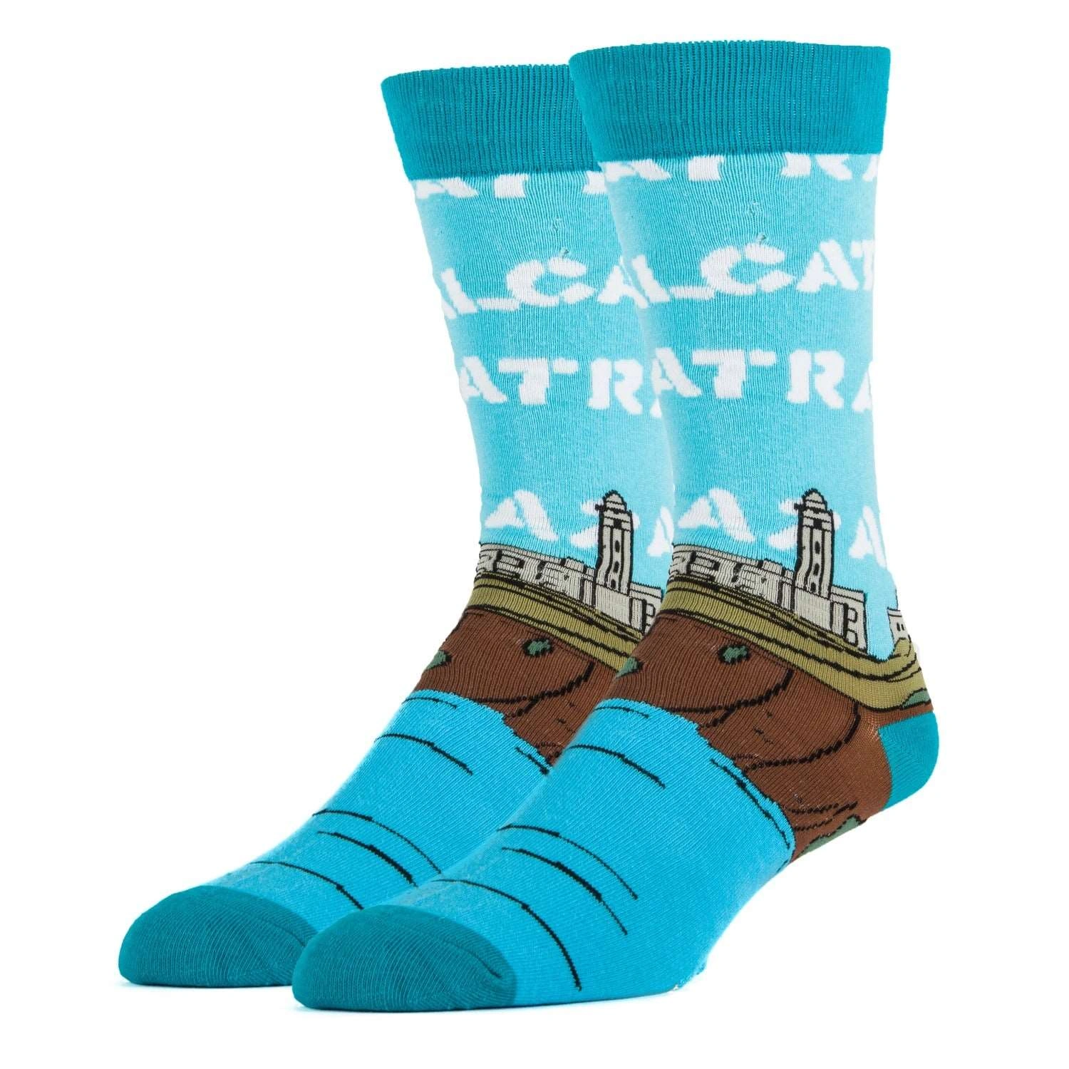 Guilty Pleasure Socks: Step into the Legend of Alcatraz.